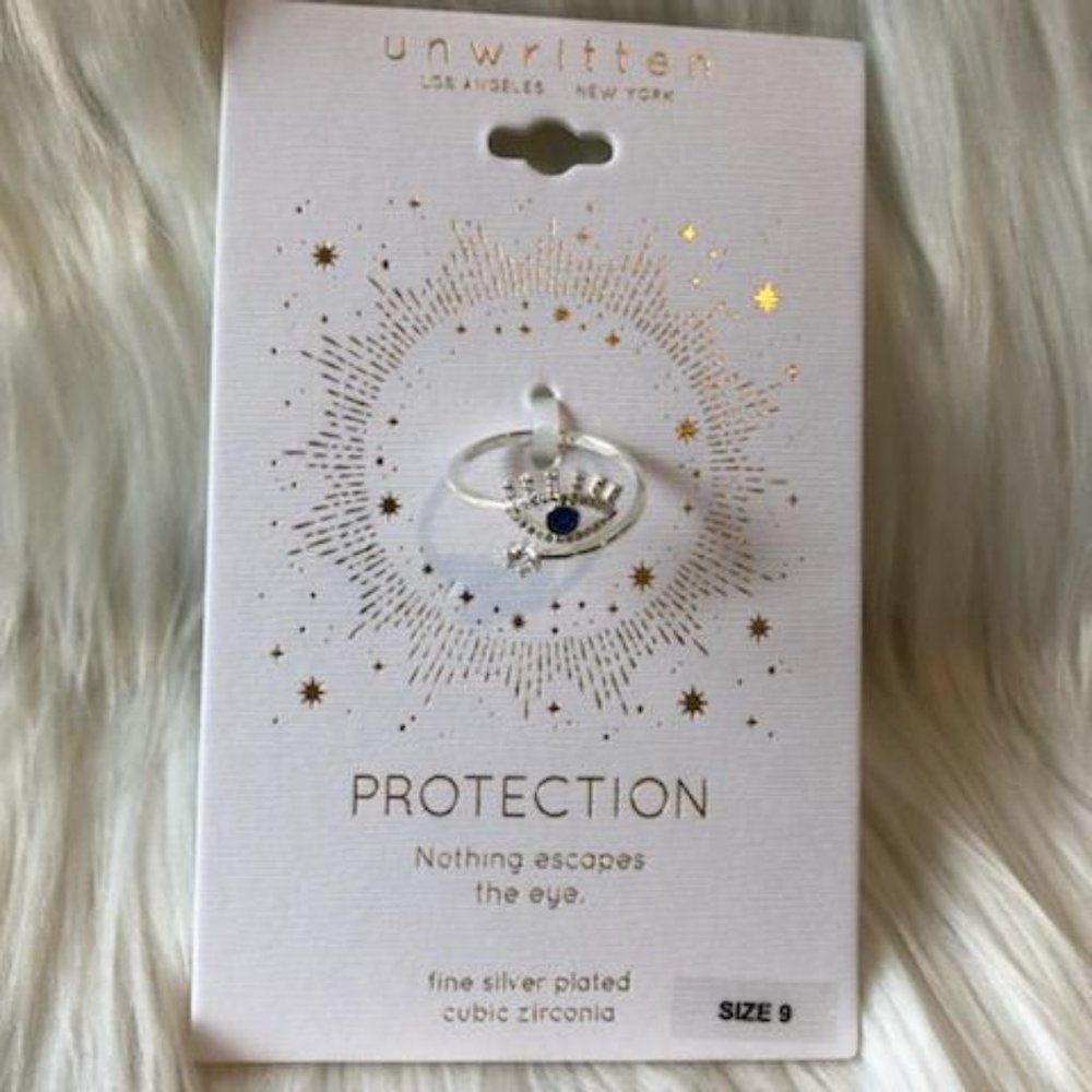Unwritten Evil Eye Wrap Around Ring